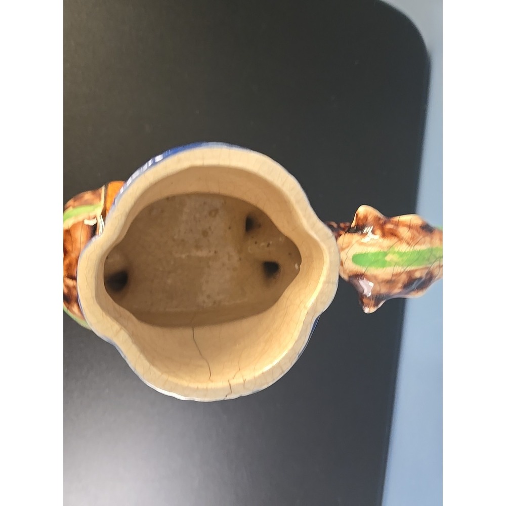Vtg Japan Crackle Glaze Camel Planter Candle Holder - Middle Eastern Dromedary - Picture 8 of 16